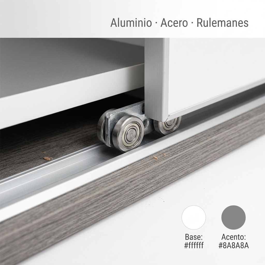 Aluminio, rulemanes y espejo &mdash; sin concesiones.