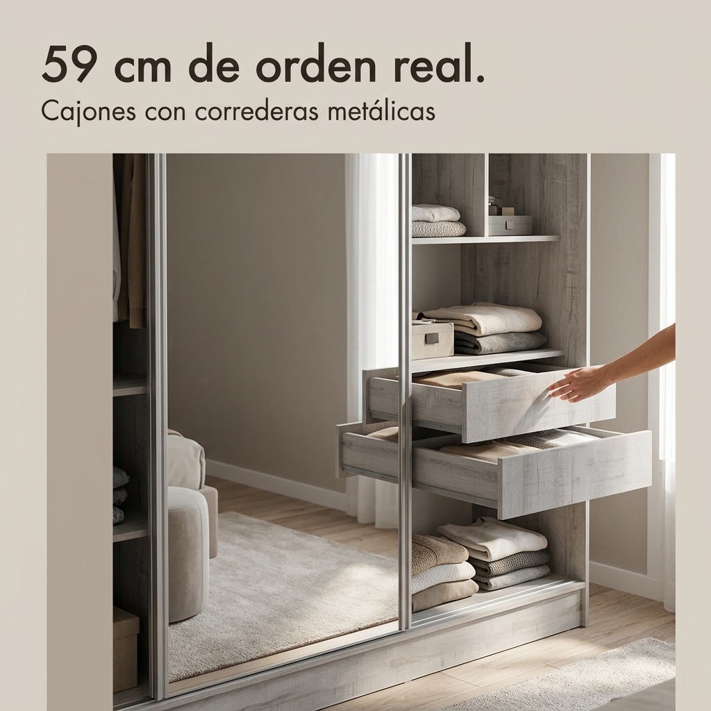Organizaci&oacute;n completa. Sin sacrificar un cent&iacute;metro.
