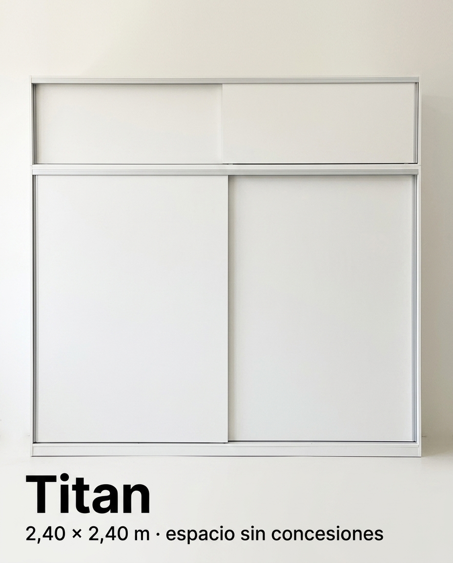 Titan: el placard para quienes necesitan espacio de verdad