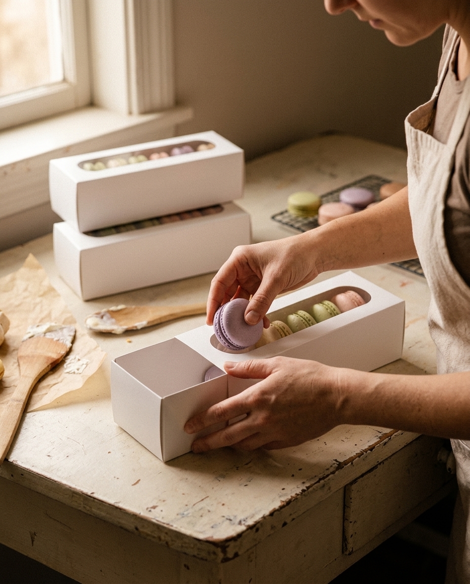 Del horno a la entrega, con el packaging listo