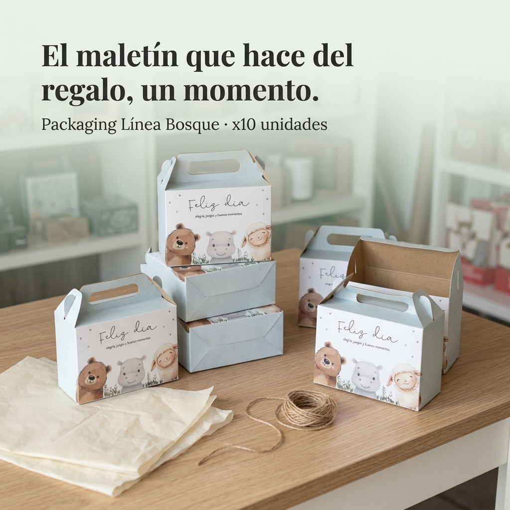 Mini Maletín Petit Línea Bosque pack x10