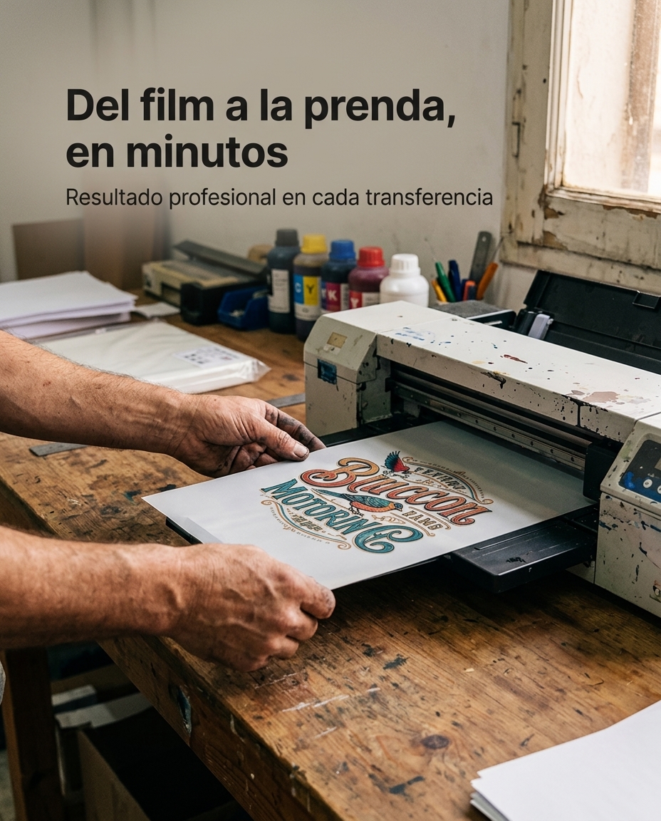 Del film a la prenda, en minutos
