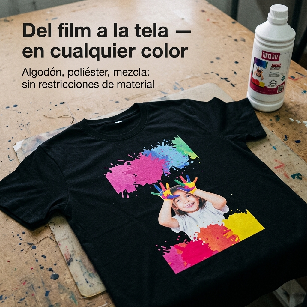 Del film a la tela — en cualquier color