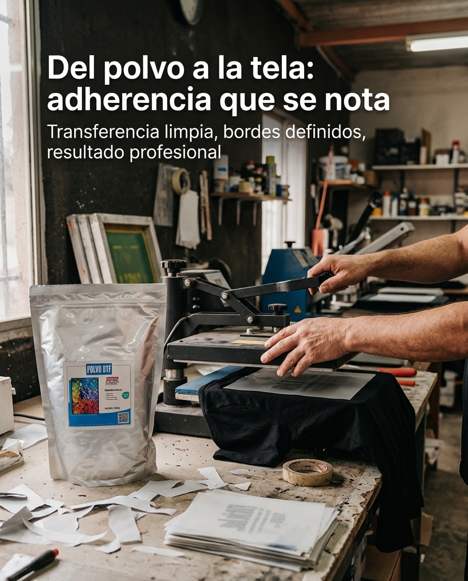 Del polvo a la tela: adherencia que se nota