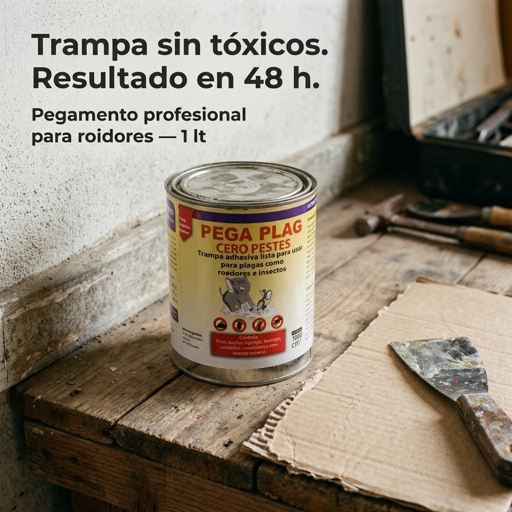 Trampa sin tóxicos. Resultado en 48 h.