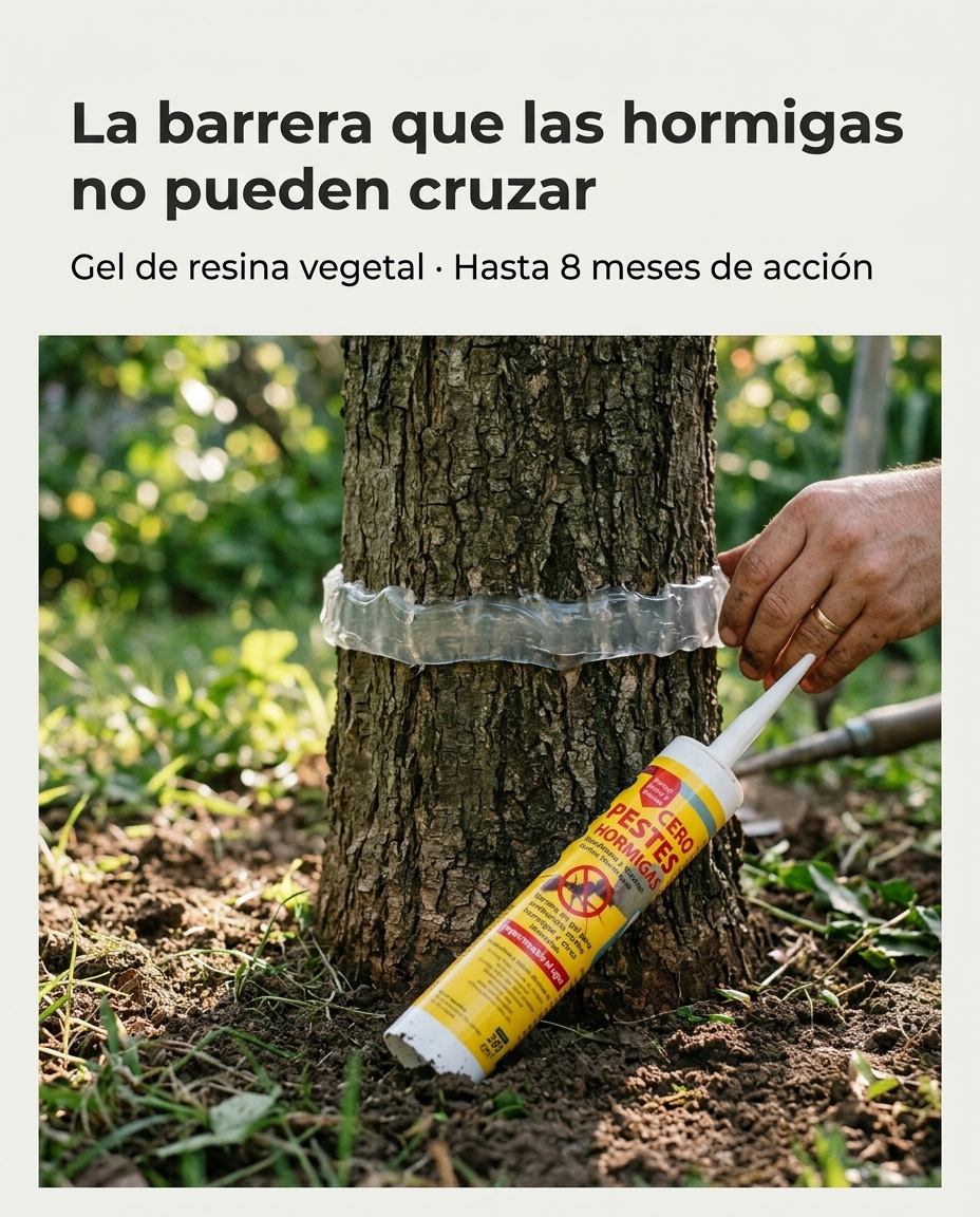 La barrera que las hormigas no pueden cruzar