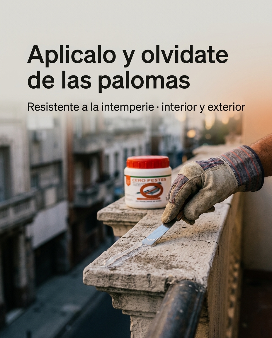 Aplicalo y olvidate de las palomas