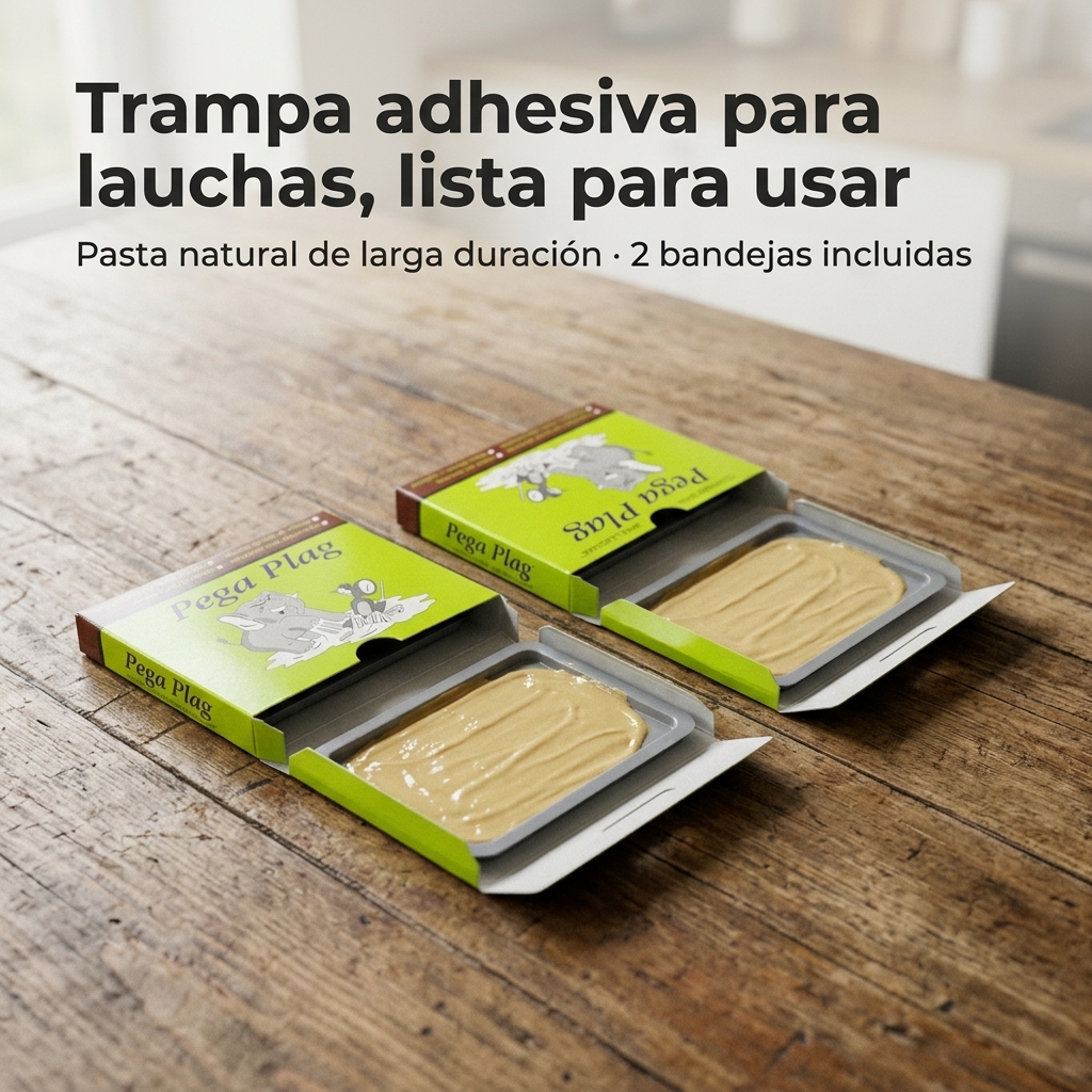 Trampa adhesiva para lauchas, lista para usar
