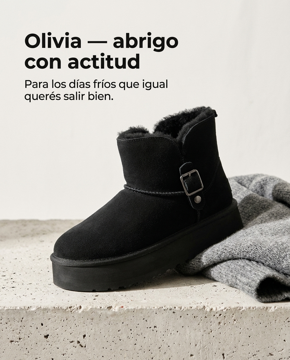 Pantubotas Olivia con plataforma