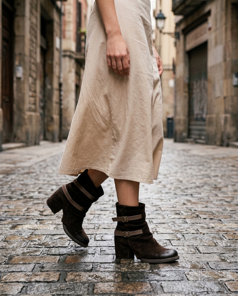 Texanas Bless combinadas en un look urbano