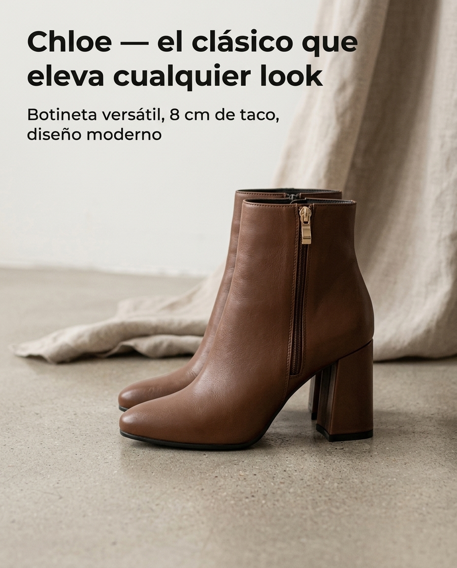 Botas Chloe de taco alto