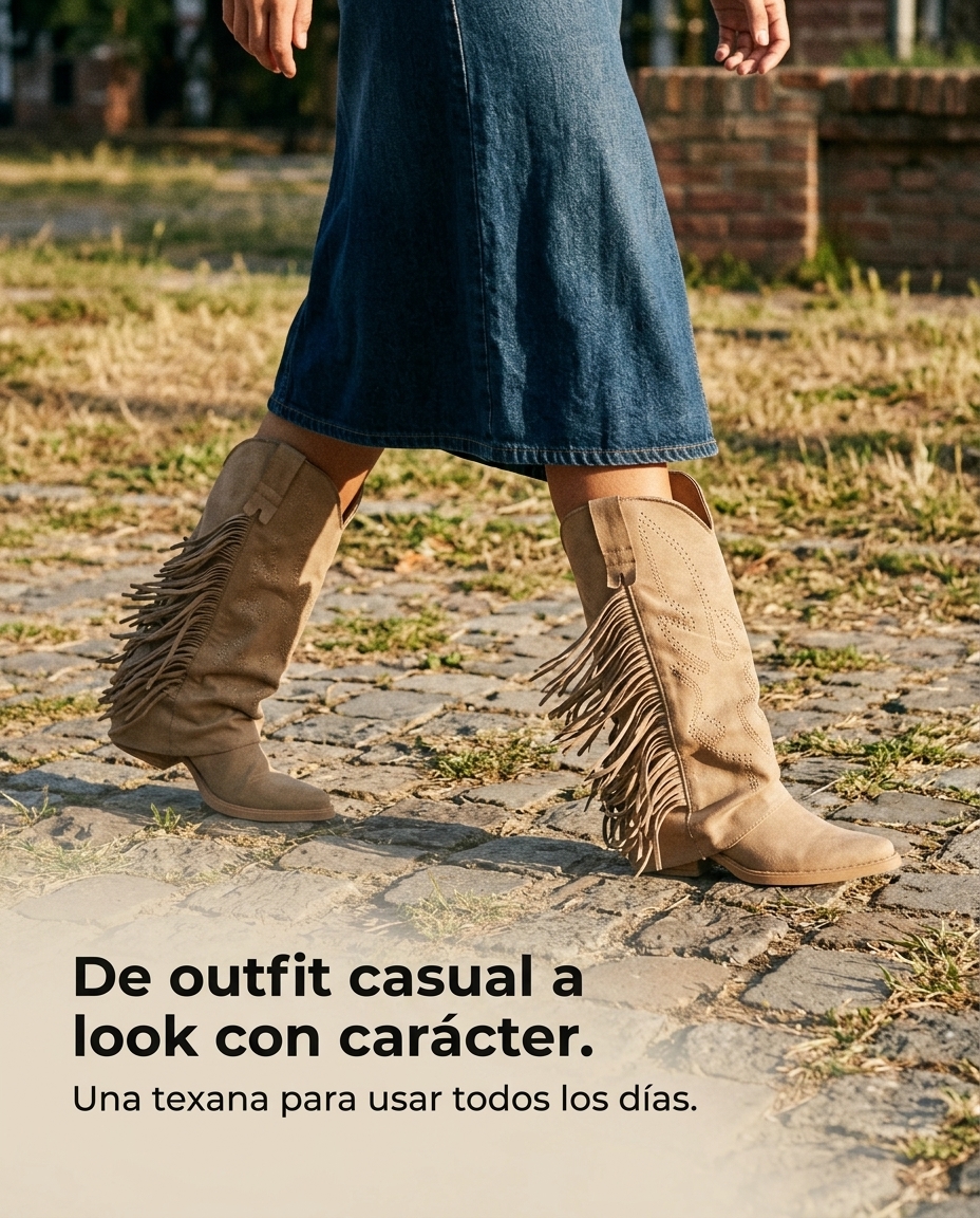 Texana Savannah combinada en un look