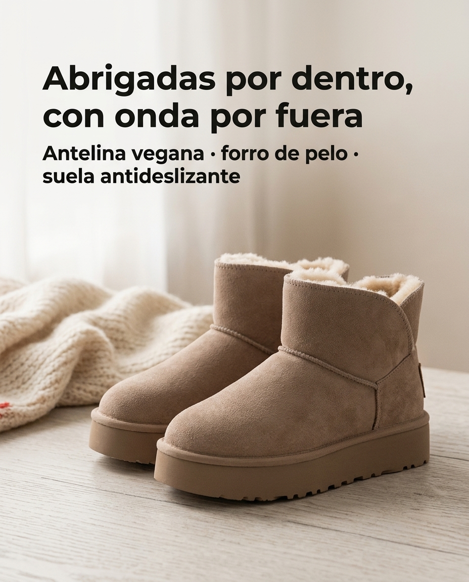 Pantubotas Florence by Xti con interior abrigado
