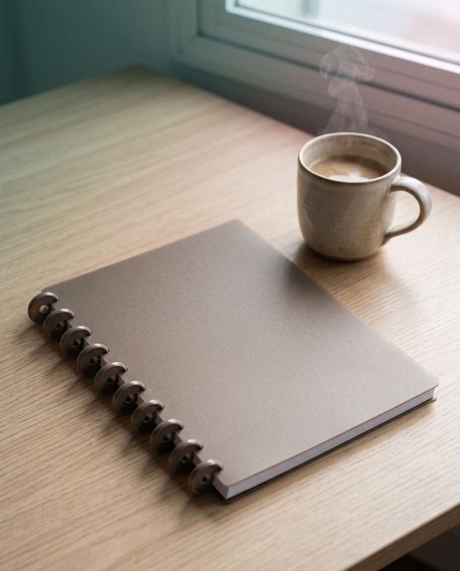 Cuaderno A4 Loop Creativo de polipropileno esmerilado