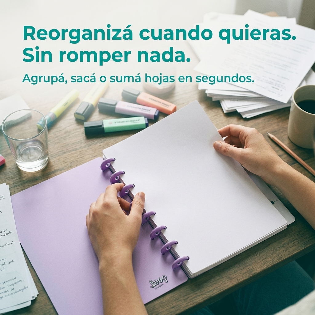 Hojas intercambiables del cuaderno Loop Creativo