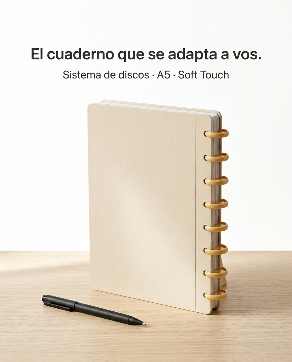 El cuaderno que se adapta a vos.