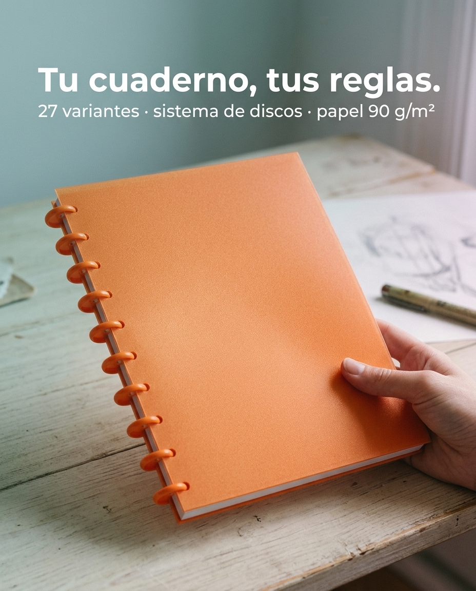 Cuaderno A4 Loop Creativo en uso