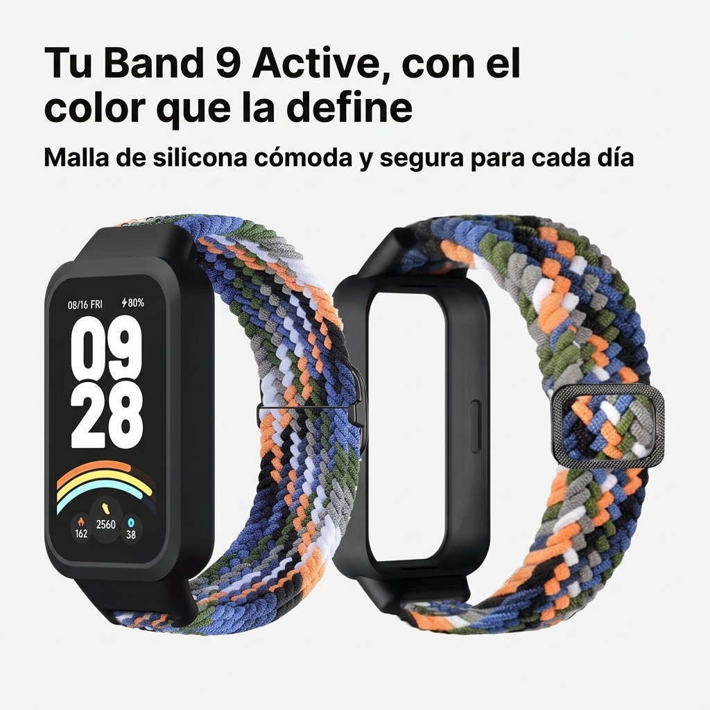 Tu Band 9 Active, con el color que la define