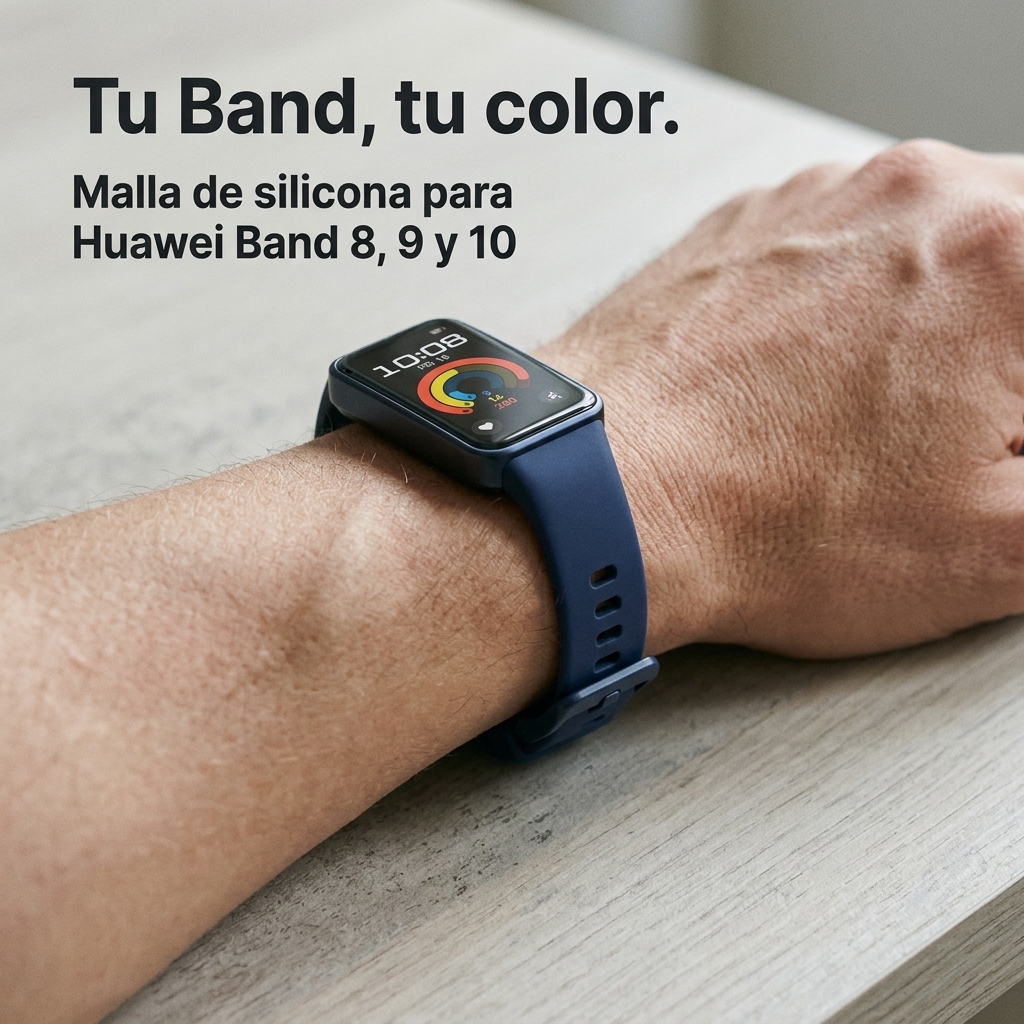 Malla de silicona Miaband para Huawei Band 8, 9 y 10