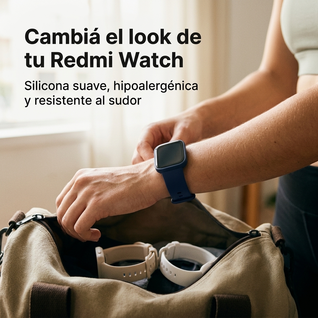 Malla de silicona para Xiaomi Mi Watch Lite y Redmi Watch Lite 2