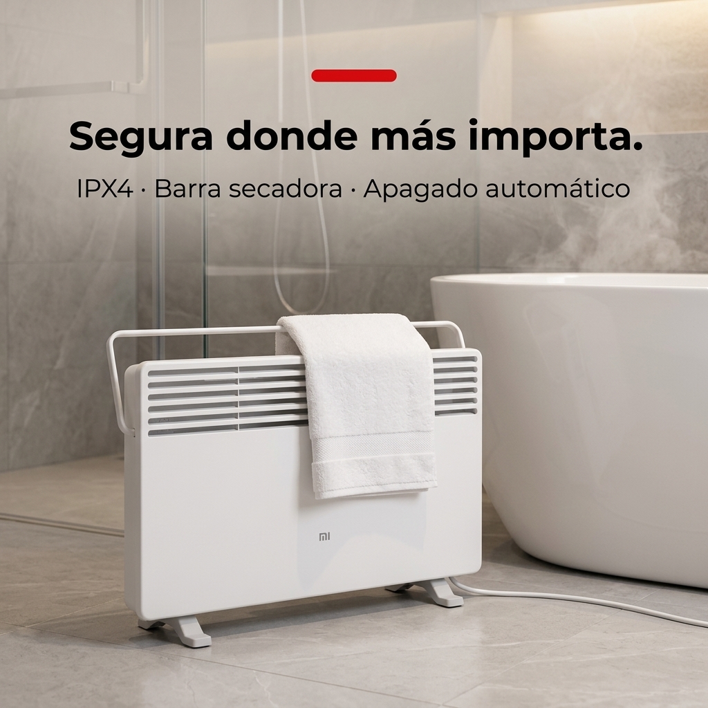 En el baño, en el cuarto — donde la necesités.