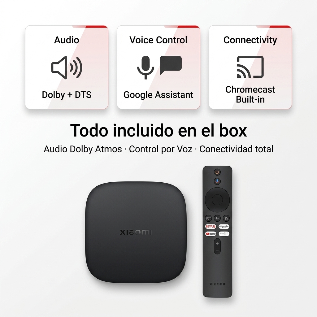 Chromecast, Dolby y DTS en un solo dispositivo